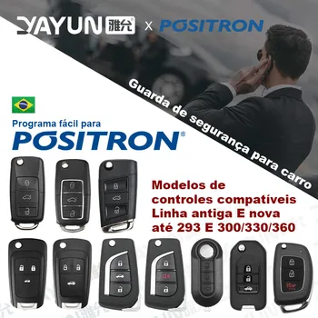 YAYUN Brezilya Uzaktan Kumanda PXN DPN Serisi Pozitron PST Alarm 4 Düğmeler Yeni ve Eski Flex Hattı İçin 293 300 330 360 Ücretsiz Kargo