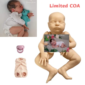 Yeni 20.5 İnç Bitmemiş Yeniden Doğmuş bebek Kiti Laura İle COA Vinil Popüler Boş Yeniden Doğmuş Bebek Kitleri