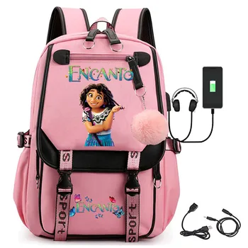 Yeni encanto disney sırt çantası erkek kız öğrenci okul çantası seyahat sırt çantası