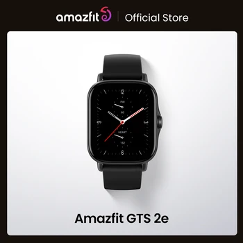 Yeni Küresel Amazfit GTS 2e Smartwatch 24H 90 Spor Modları Alexa Dahili 5 ATM 24 Gün Pil Ömrü akıllı saat Android için