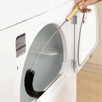 Çamaşır Makinesi ve Boru için Temizleme Fırçası Tamburun iç silindiri Özel Katlanabilir Yerden Tasarruf Sağlayan Uzun Mesafe Tel Halat Mili